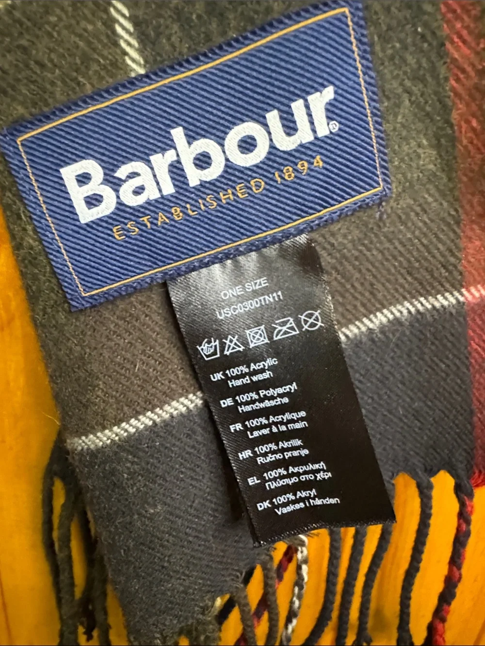 Barbour Galingale Tartan Scarf